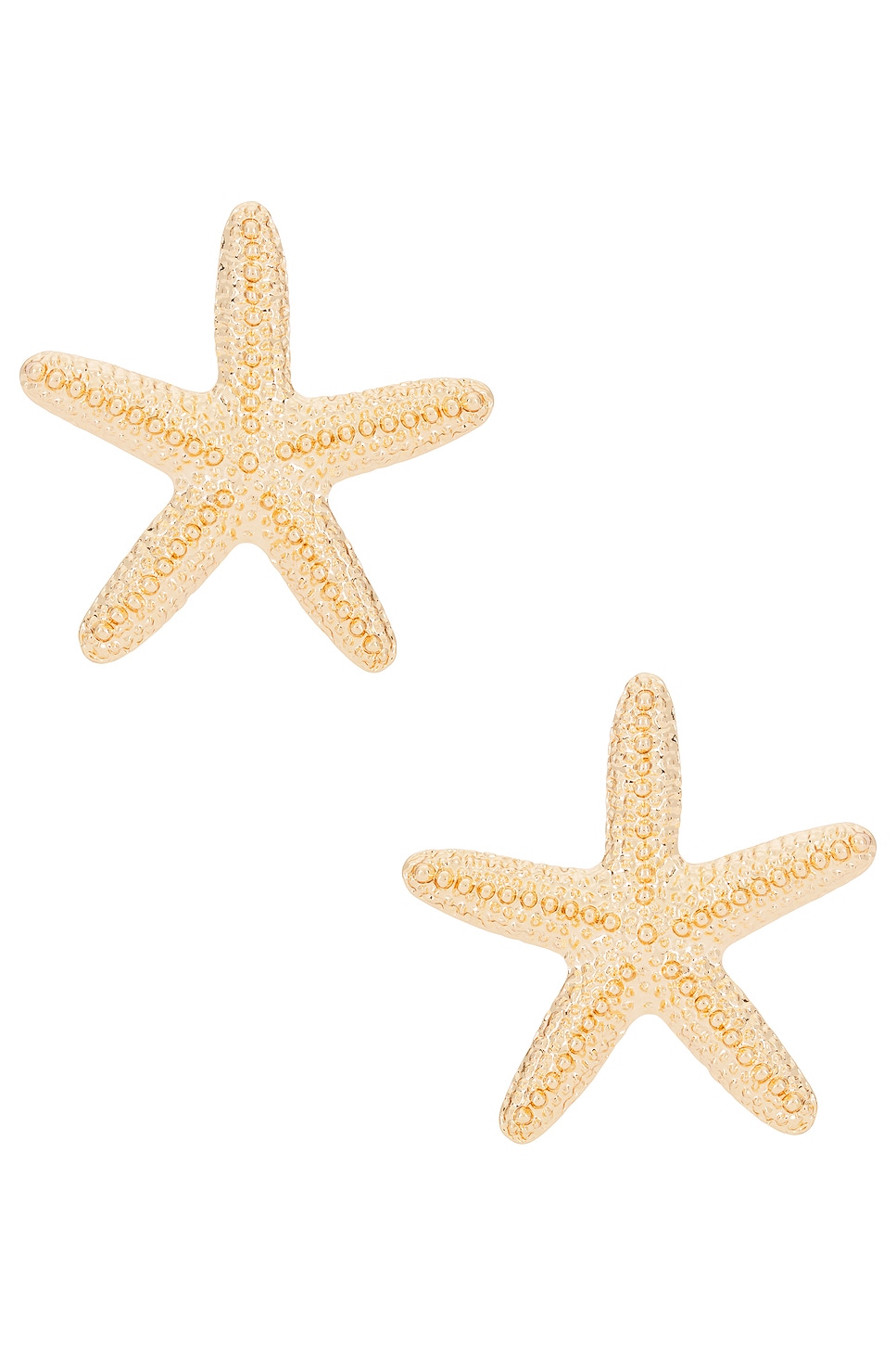 Aqua Starfish Stud Earrings