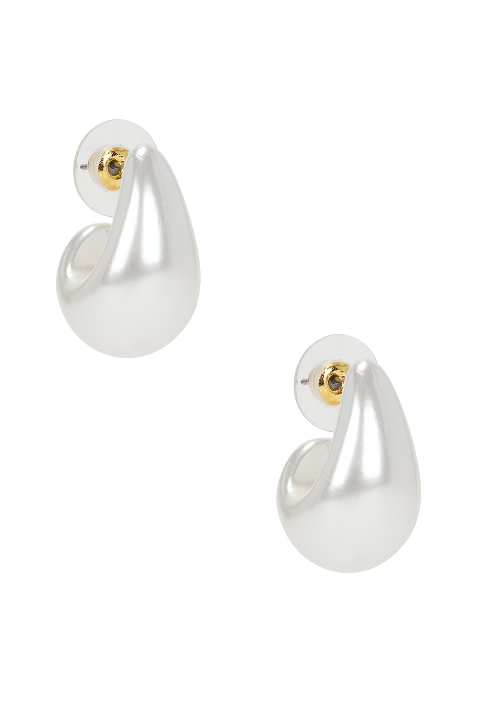 Celeste Pearl Hoop Earrings