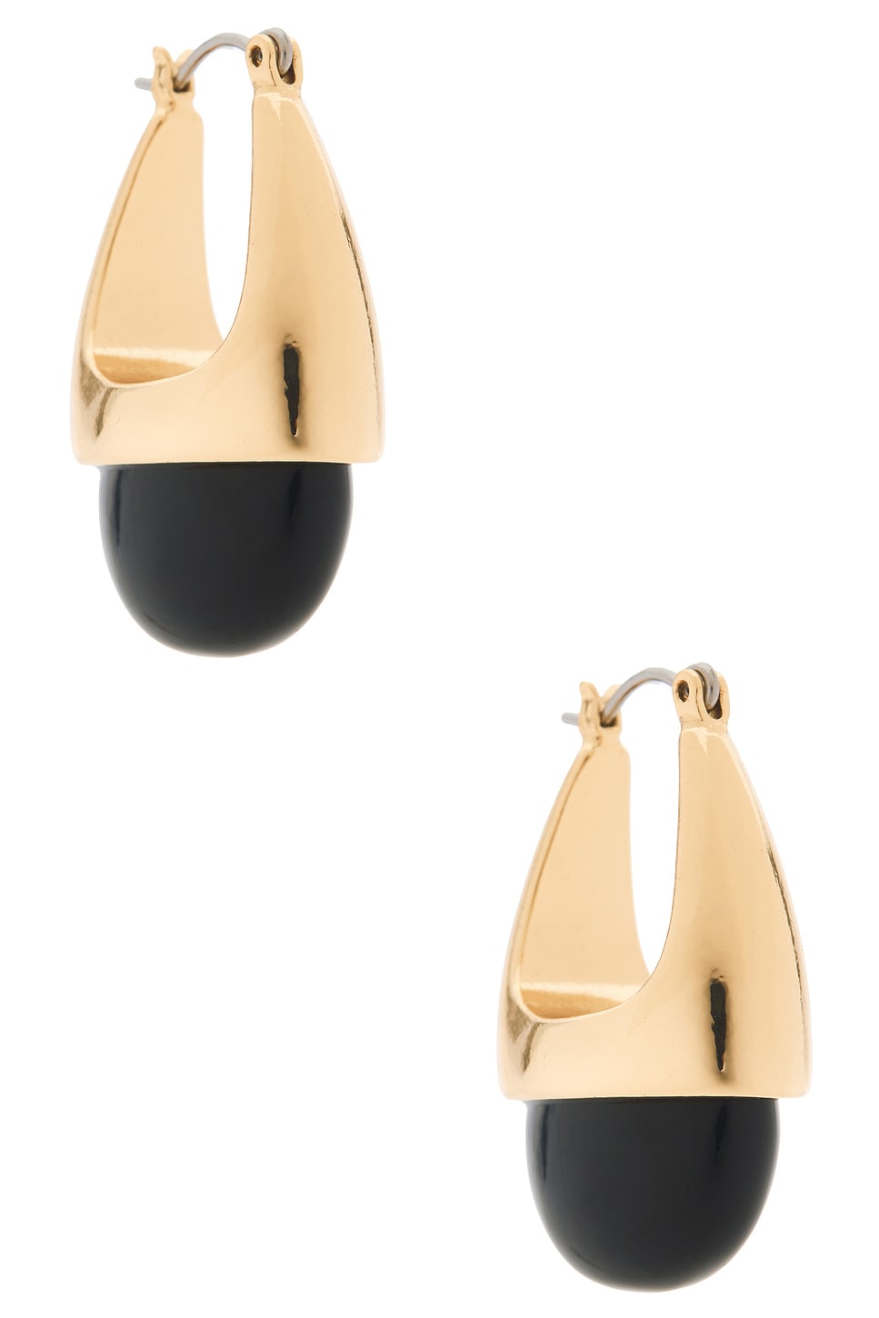 Mez Drop Hoop Earrings