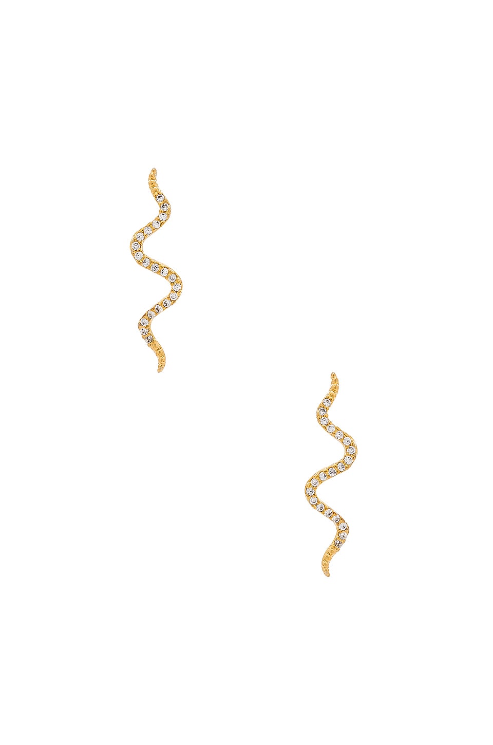 8 Other Reasons Snake Crawler Earrings in Gold | REVOLVE