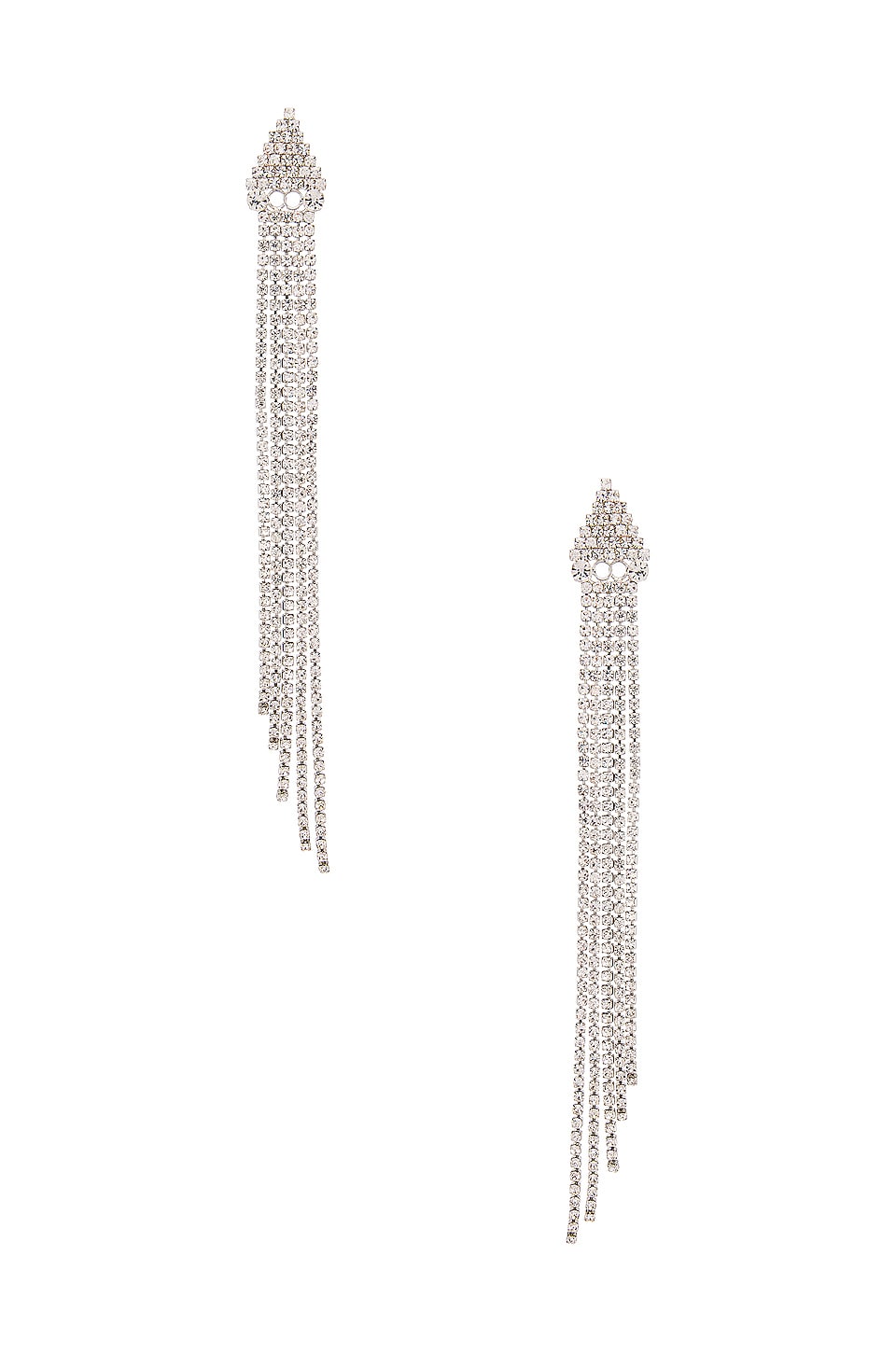 view 1 of 3 Ari Duster Earrings in Silver