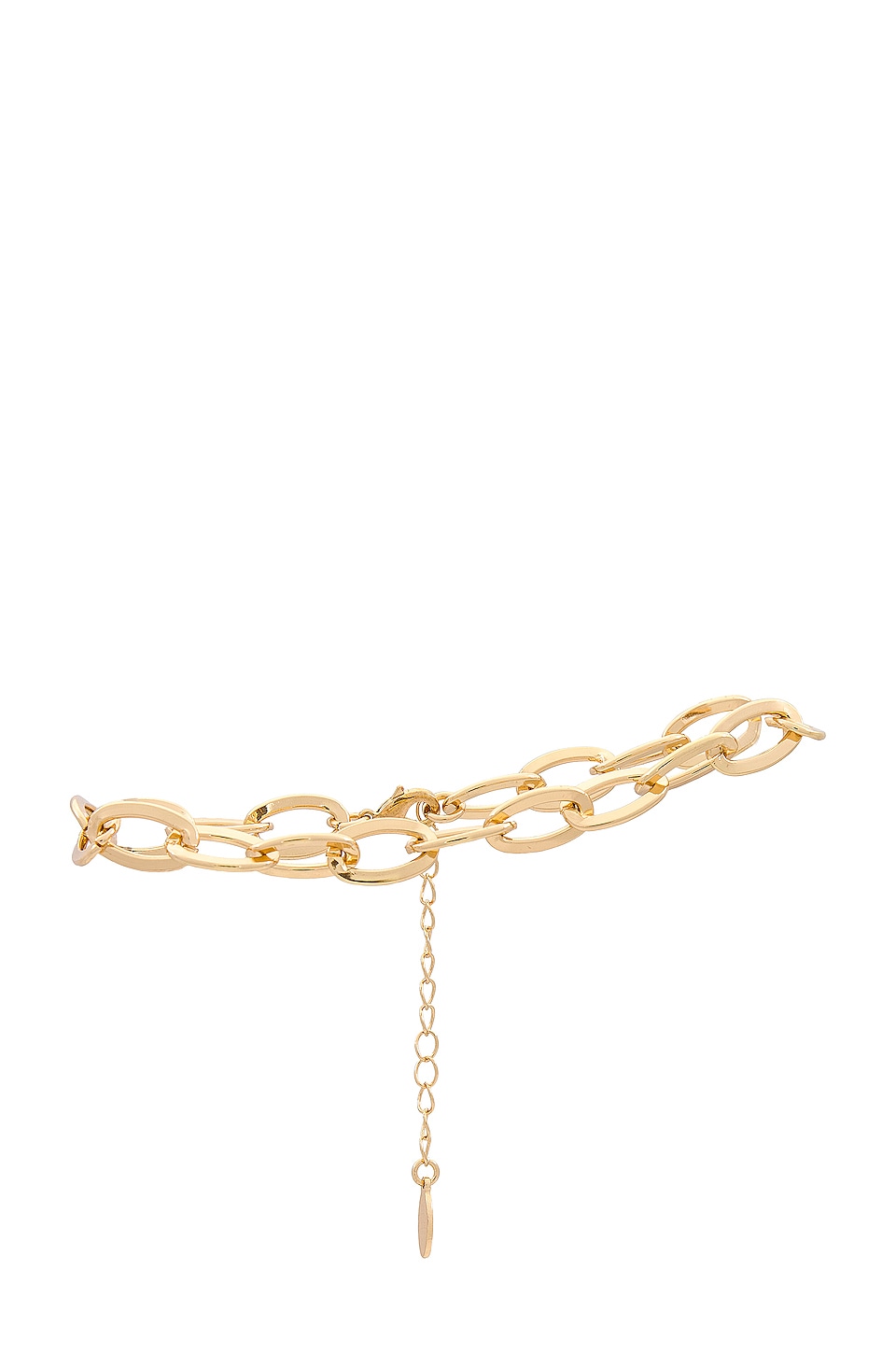 Revolve Women Accessories Jewelry Body Jewelry Reyes Anklet in Metallic Gold. 