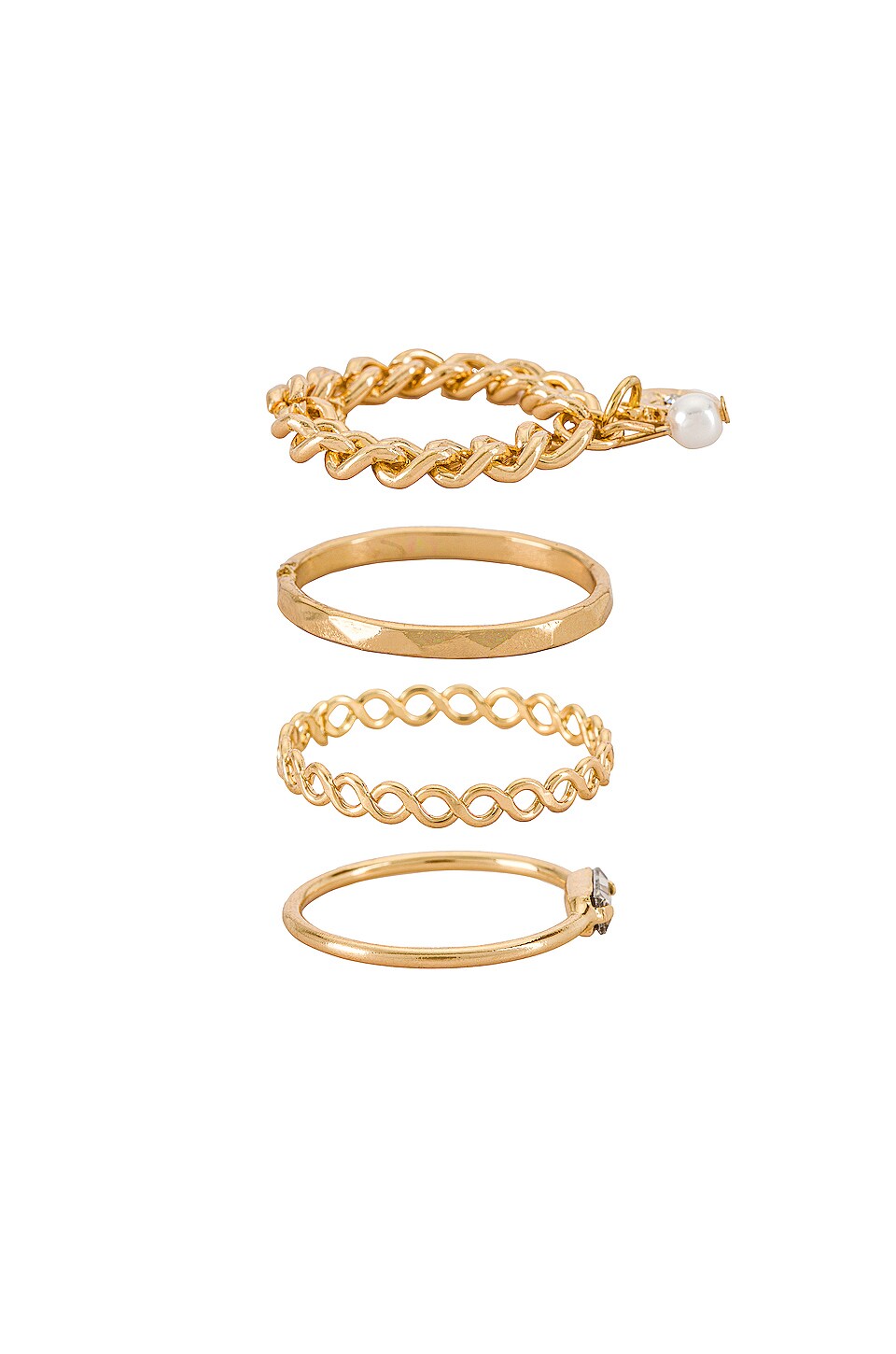8 Other Reasons Bling It On Ring Set in Gold