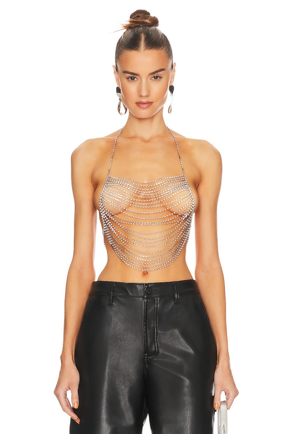8 Other Reasons x REVOLVE Chain Halter Top in Silver