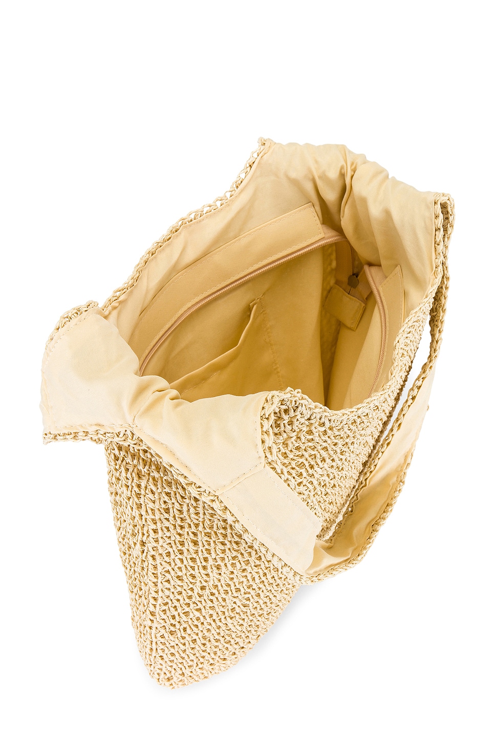 Slouch Raffia Bag