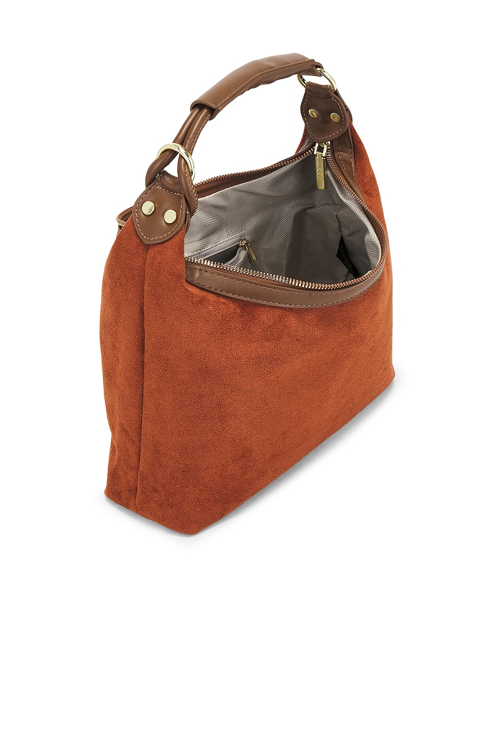 Suede Top Handle