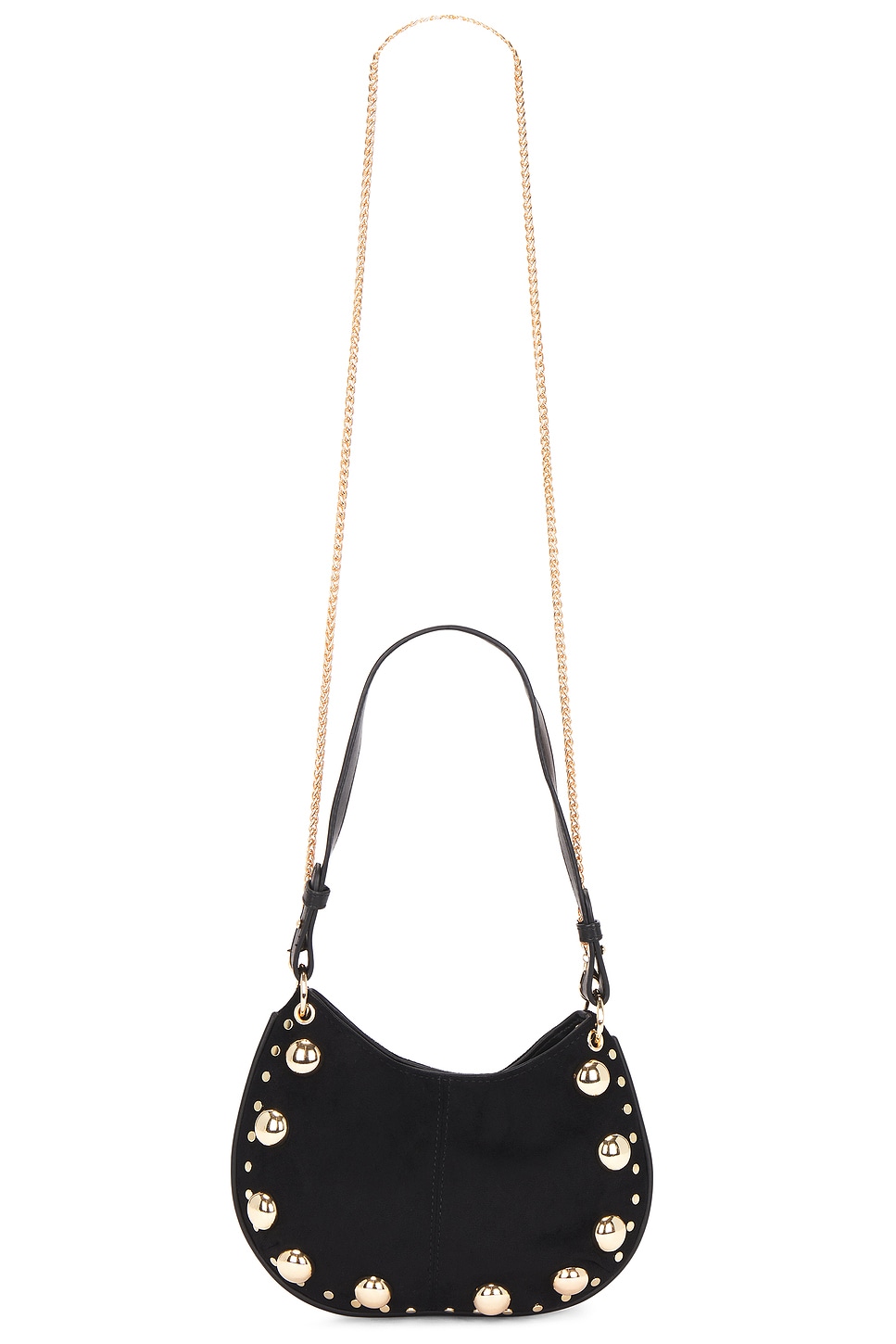 Faux Suede Shoulder Bag