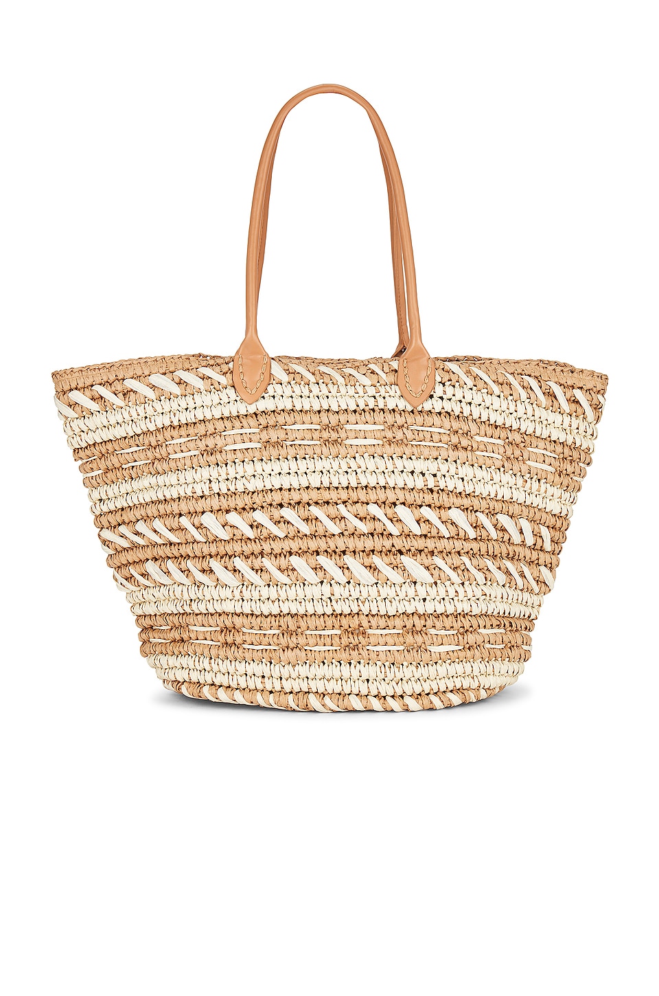 8 Other Reasons Straw Tote in Tan
