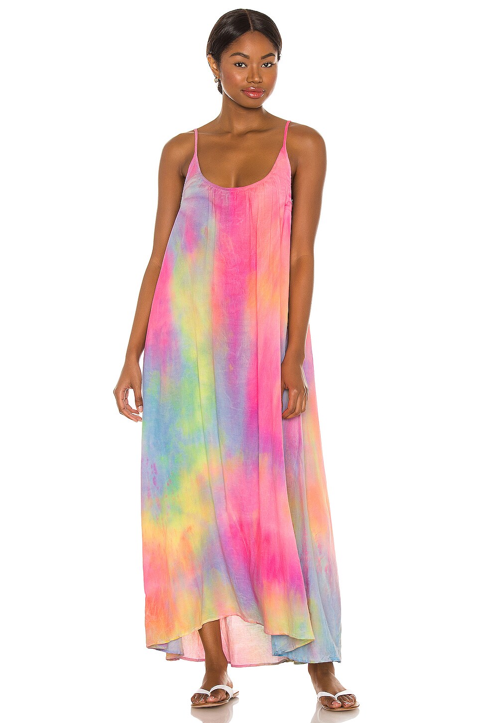 9 Seed Tulum Maxi Dress in Neon Tie Dye | REVOLVE