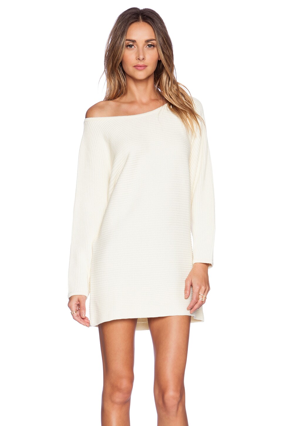 Assali Chhatri Wool Sweater Dress in White | REVOLVE