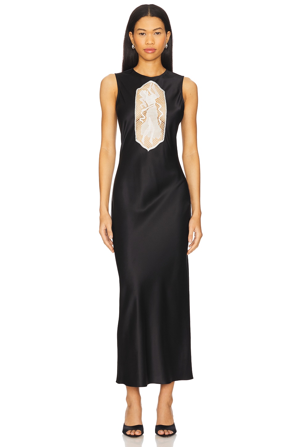 Camariñas Lace Silk Dress