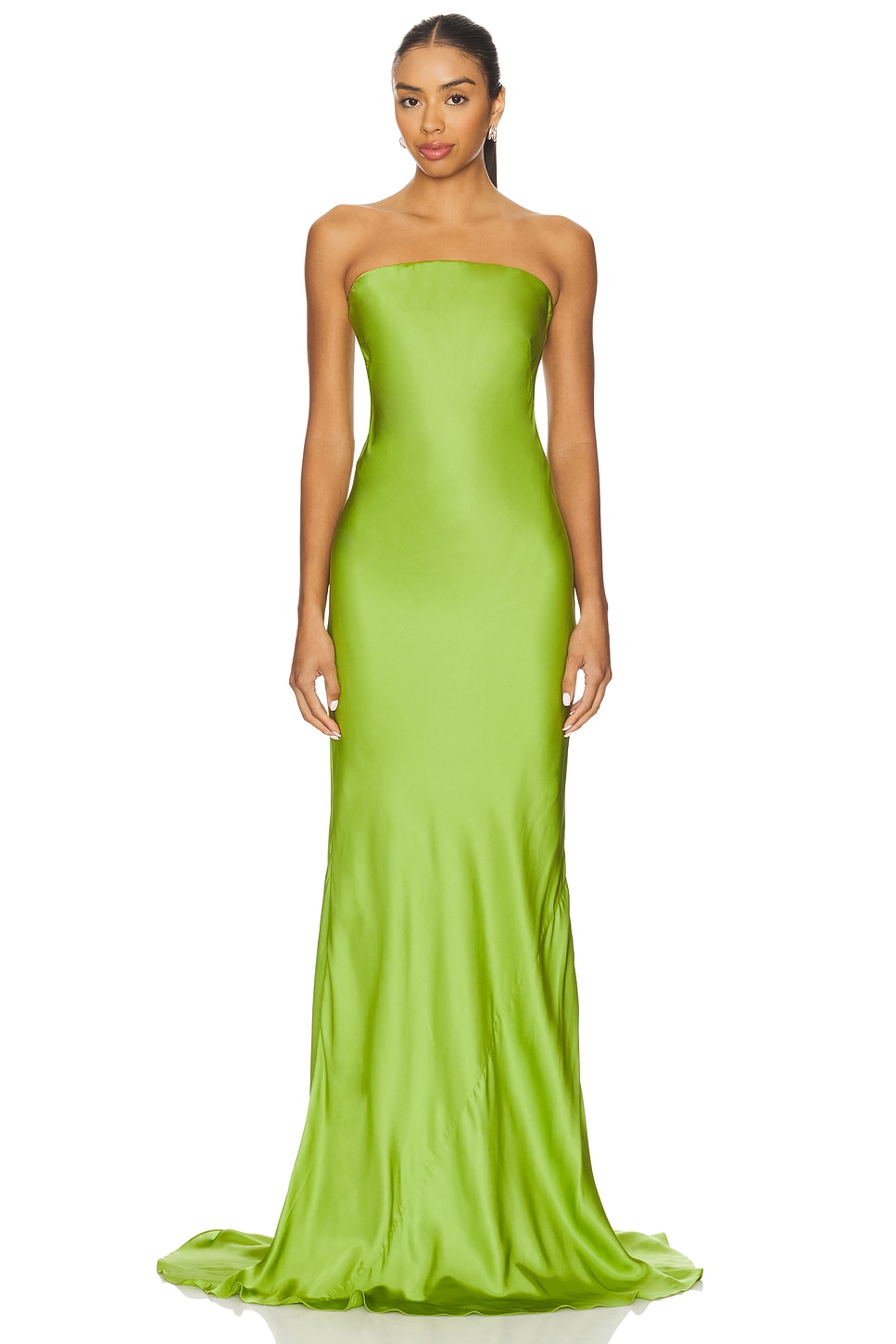 Open Back Gown With Bow