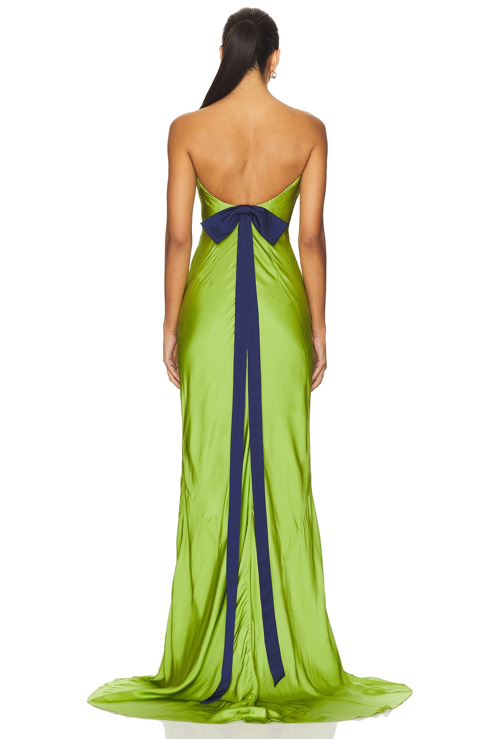 Open Back Gown With Bow