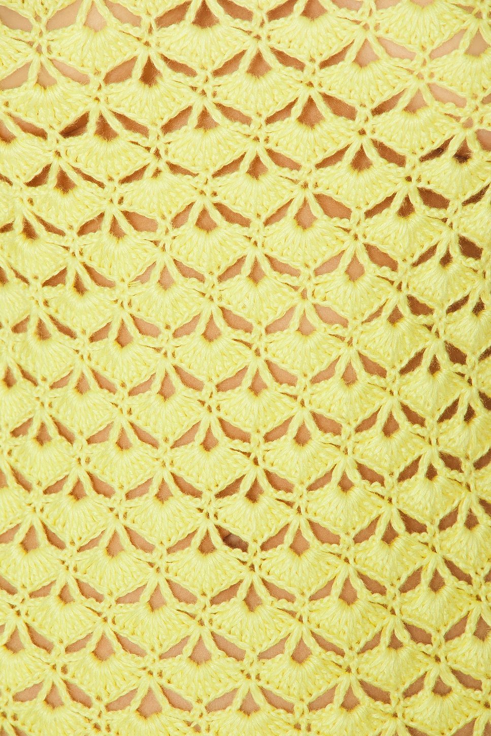 Alejandra Alonso Rojas Crochet Dress With Fringe