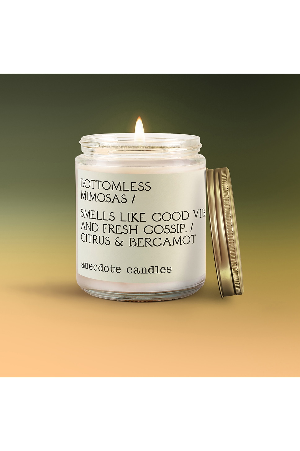 Bottomless Mimosas Glass Jar Candle - thumbnail 3