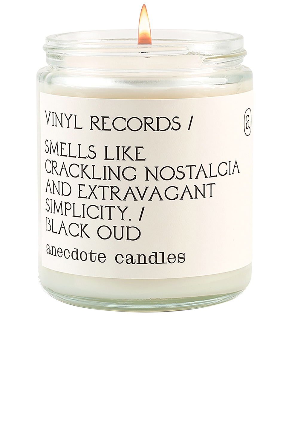 Vinyl Records Glass Jar Candle - thumbnail 2