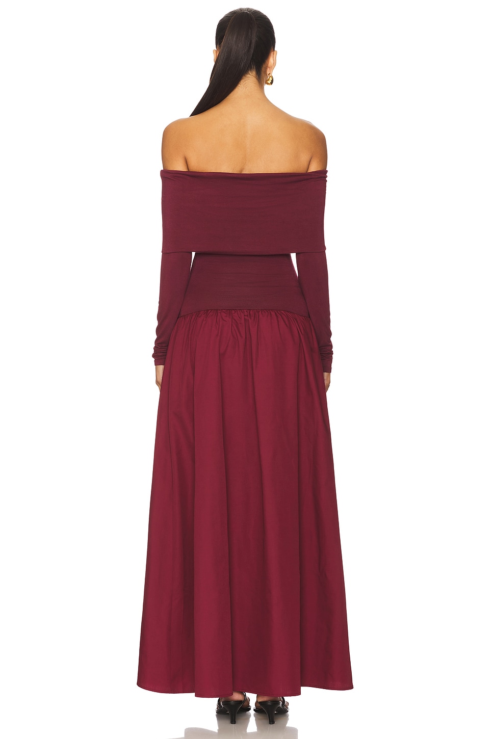 All The Ways CRESSIDA Maxi Dress in Burgundy - Size M