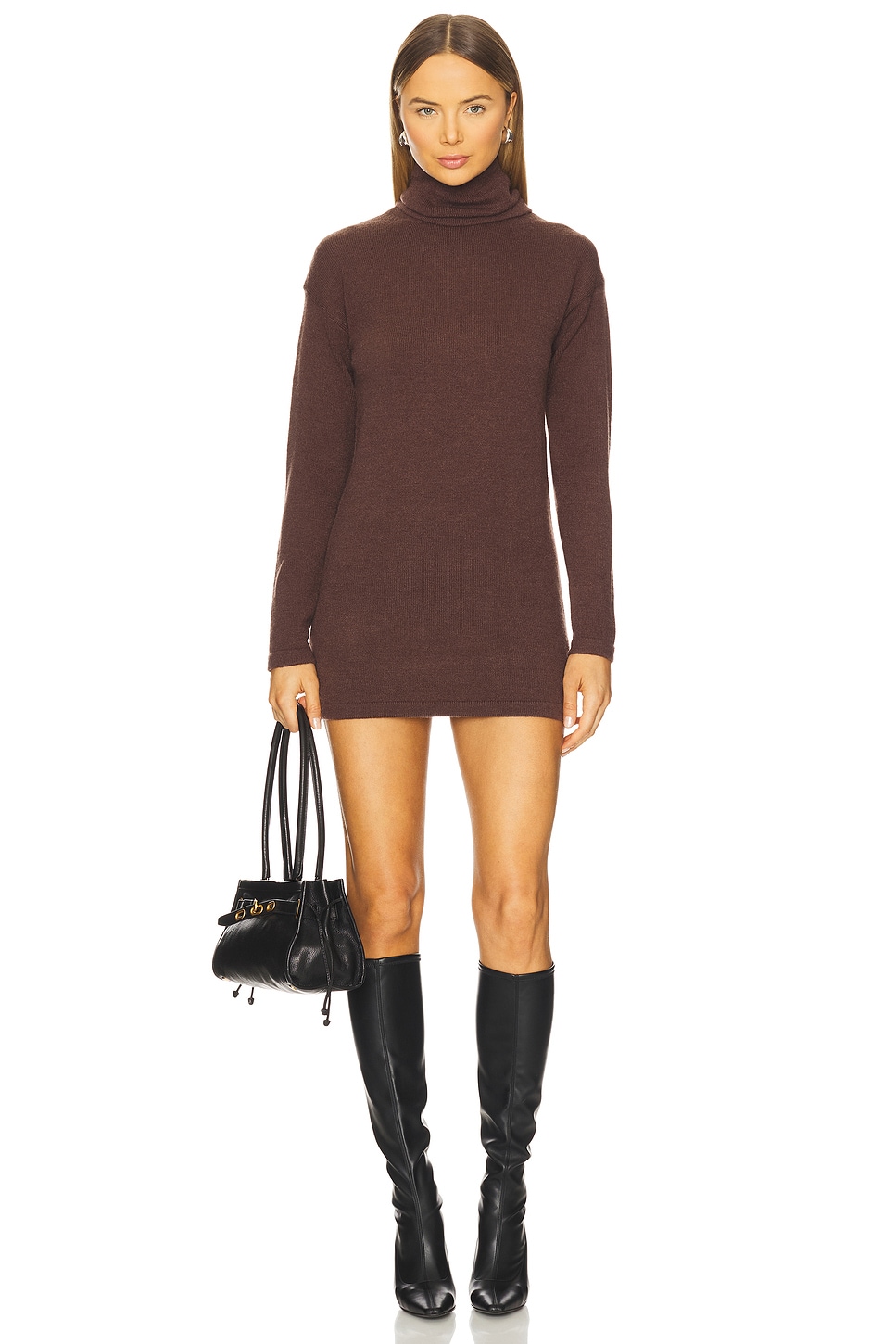revolve brown sweater dress Chocolate Brown Sweater Dresses