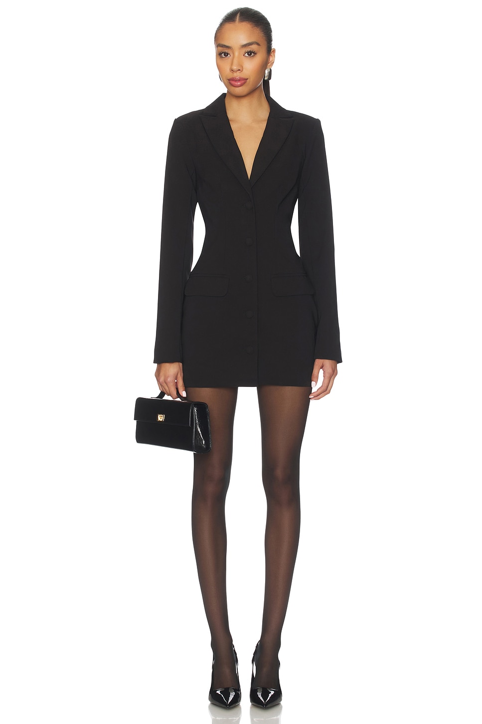 ALL THE WAYS Nevina Mini Dress in Black | REVOLVE