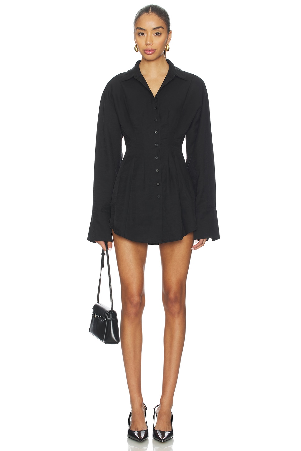 ALL THE WAYS Charitie Button Up Mini Dress