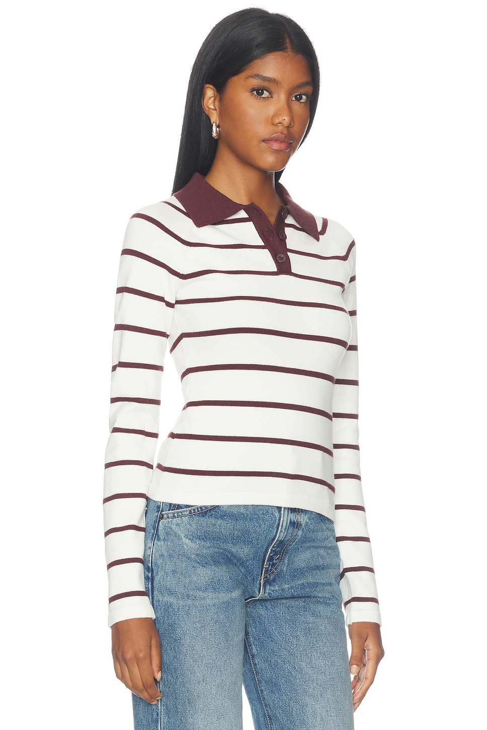 Bronson Knit Polo Top - thumbnail 3