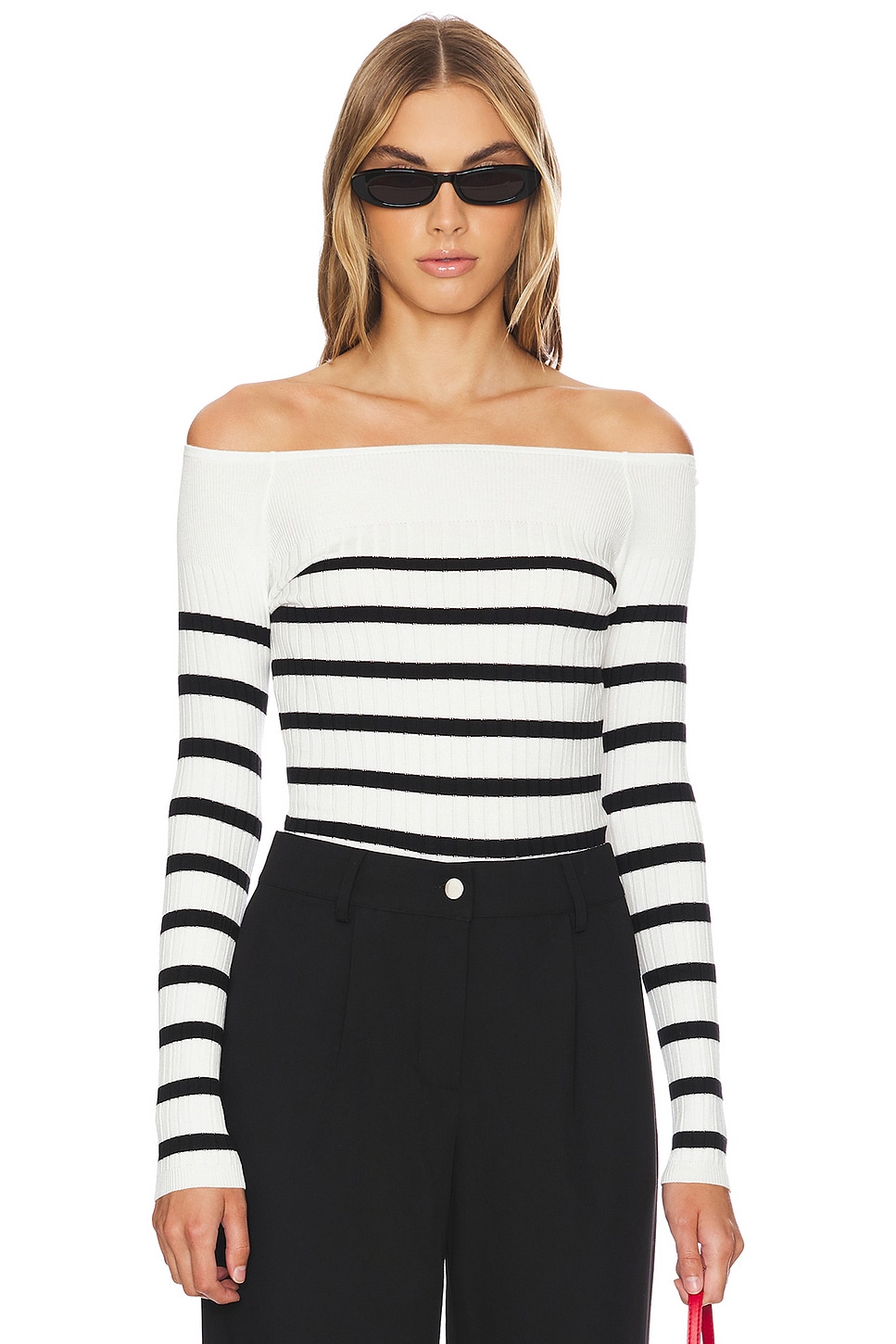 トップス andmary Amanda off shoulder tops ivory ANDMARY】Amanda offshoulder tops