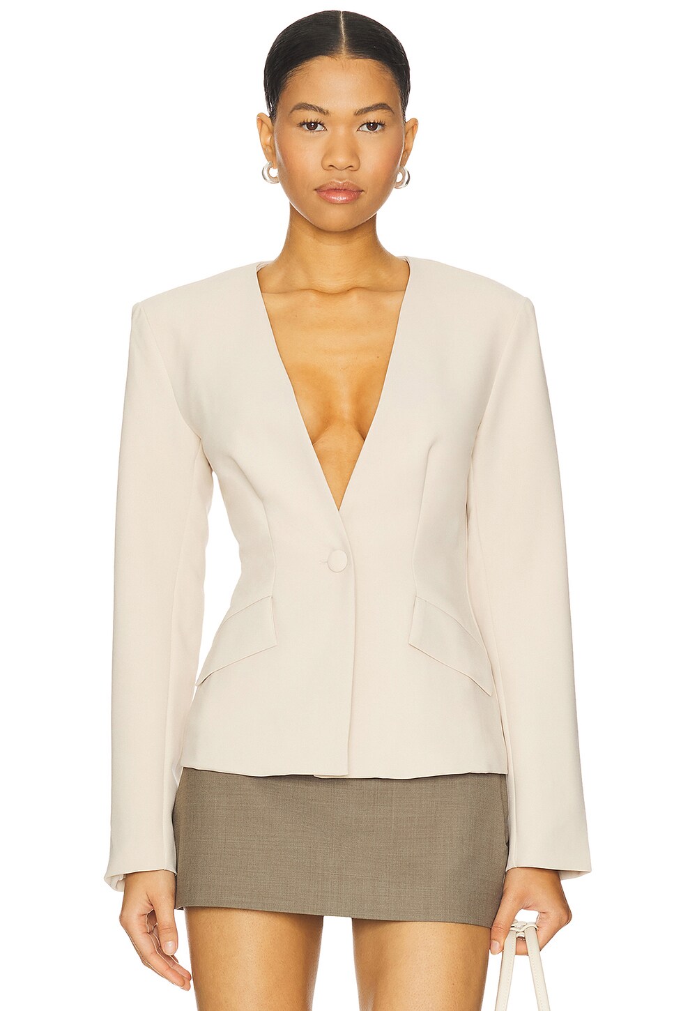 Elizabeth Deep V Blazer