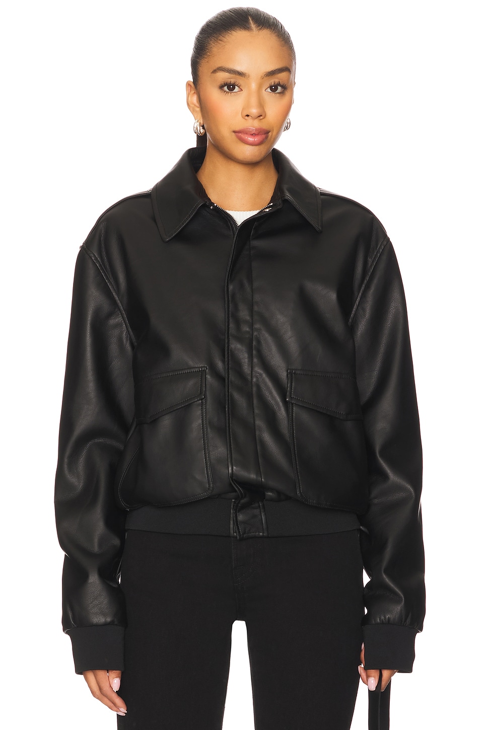 ALL THE WAYS Tessa Faux Leather Jacket