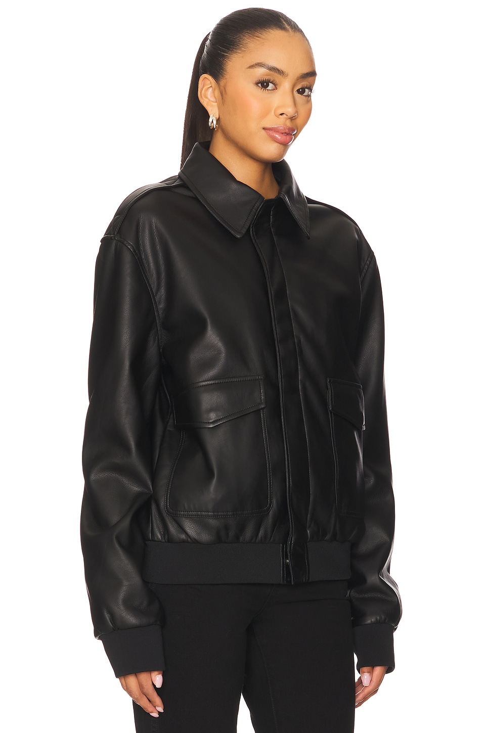 ALL THE WAYS Tessa Faux Leather Jacket