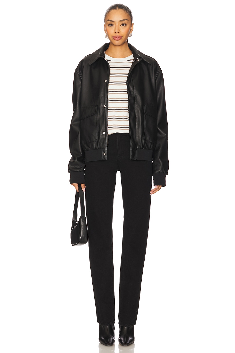 ALL THE WAYS Tessa Faux Leather Jacket