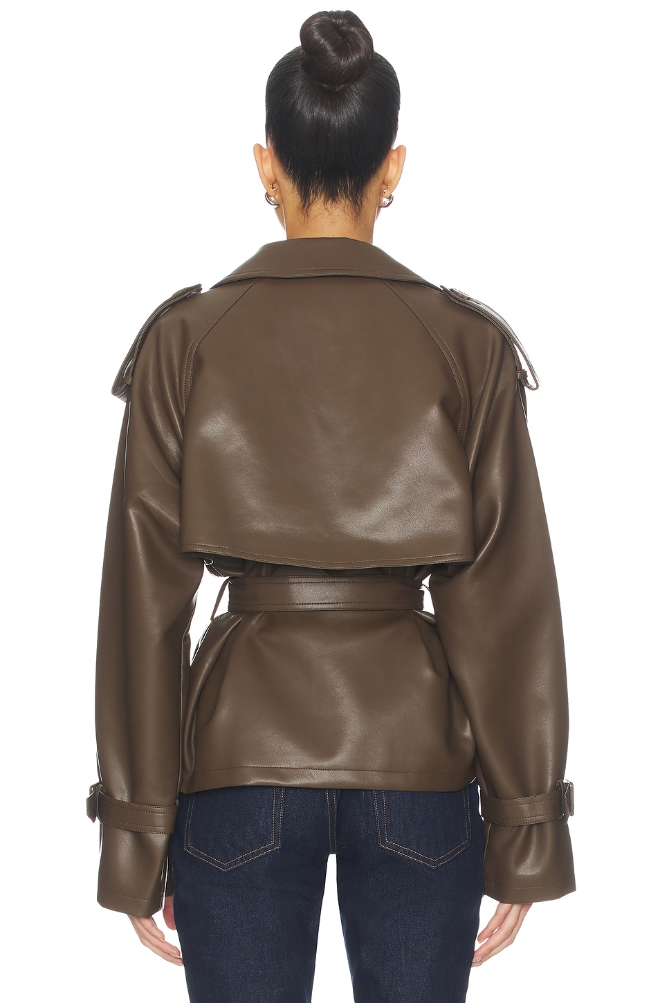 ALL THE WAYS Ahmeira Faux Leather Jacket