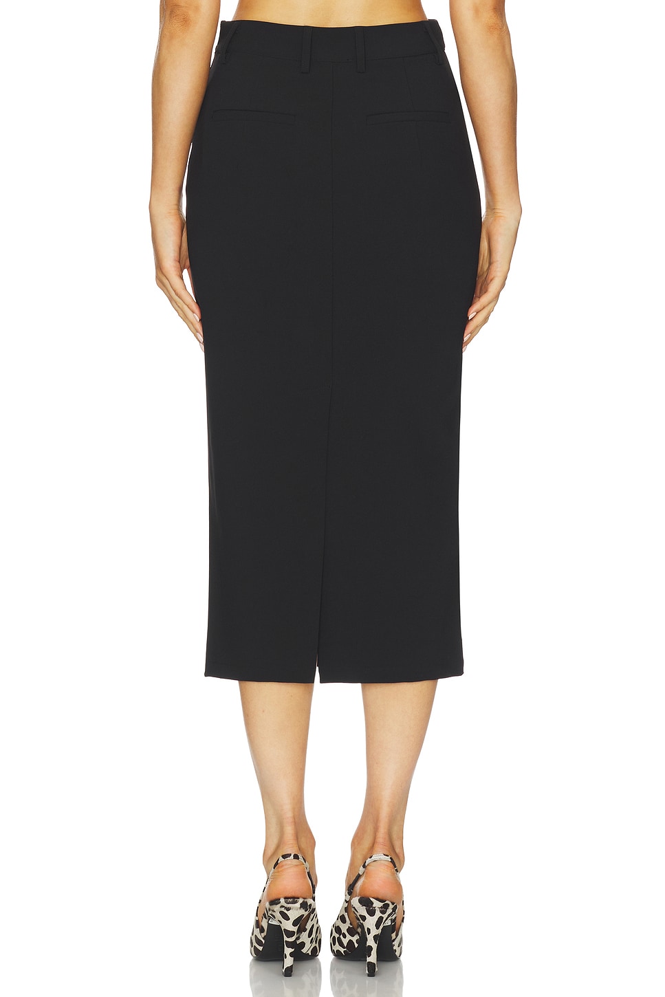 ALL THE WAYS Jane Midi Skirt in Black | REVOLVE