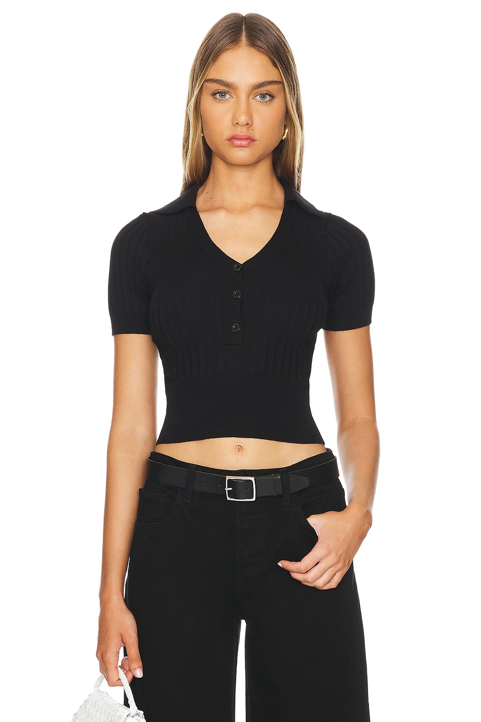 ALL THE WAYS Echo Top in Black | REVOLVE