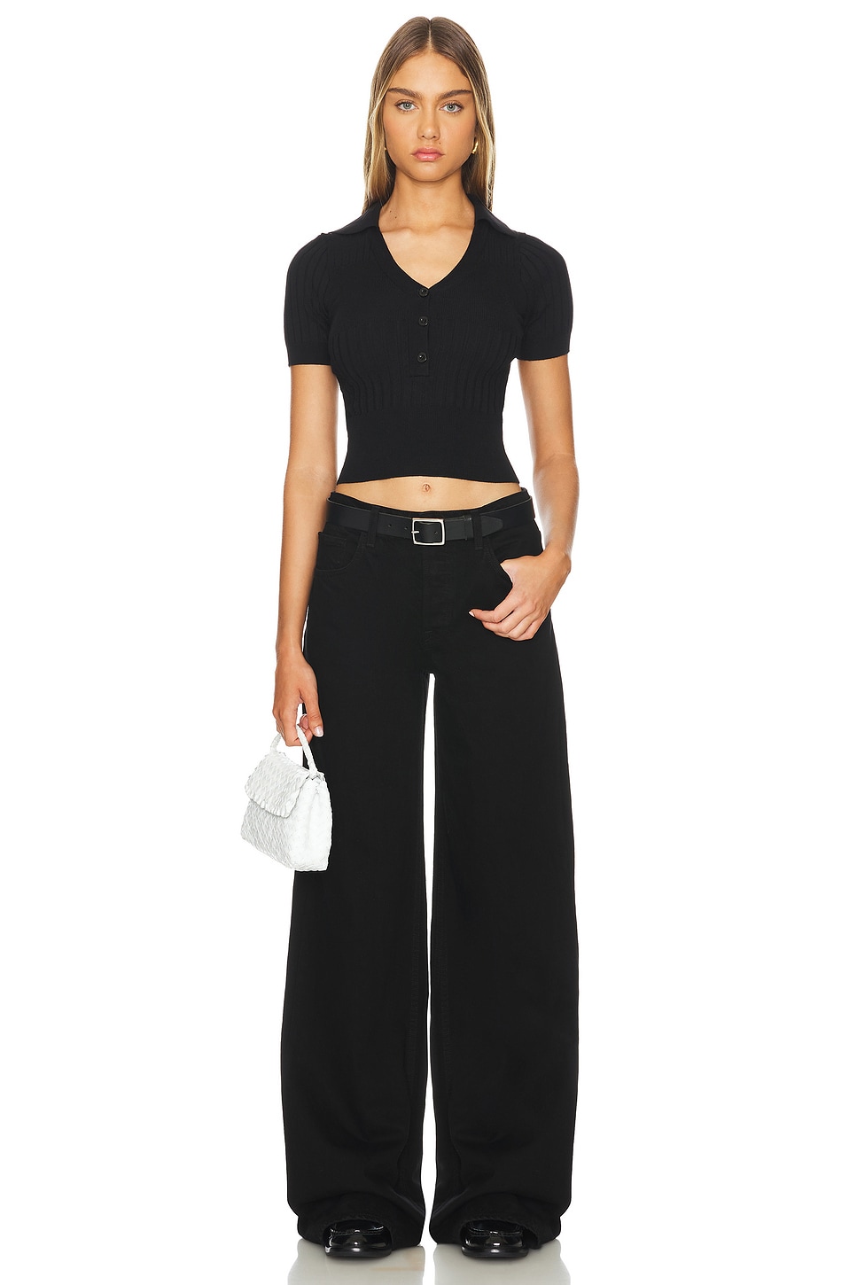 ALL THE WAYS Echo Top in Black | REVOLVE
