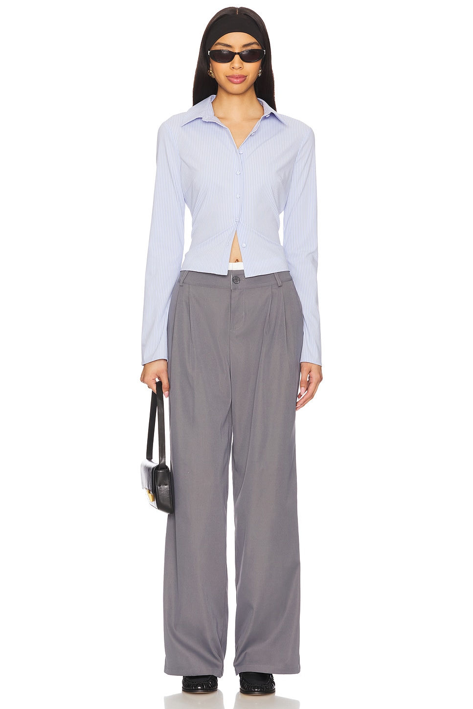 ALL THE WAYS Fiona Button Front Top