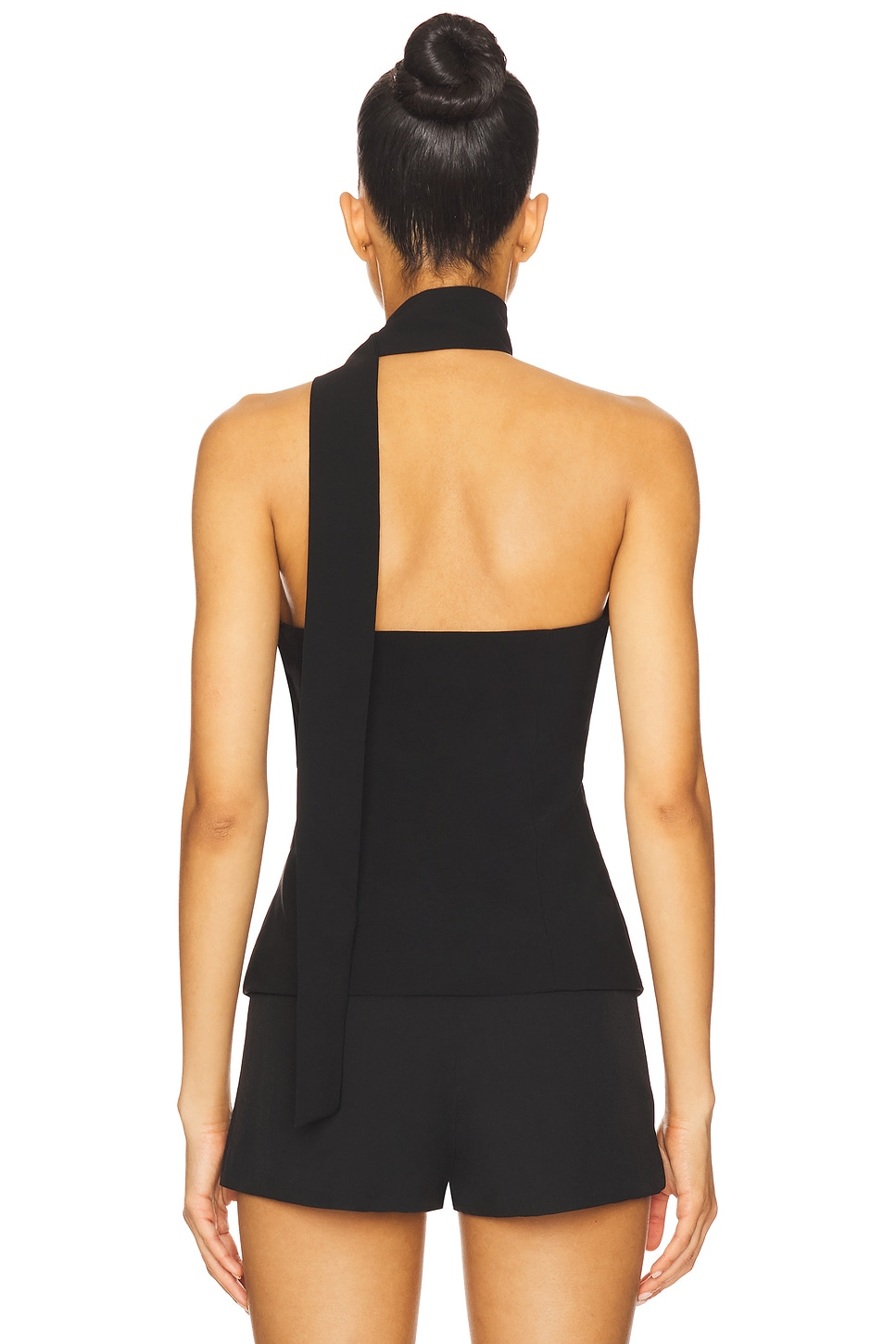 One More Minute for Courtney, Pleaseバレリー Sonya Bandeau Bodycon Short Jumpsuit Pink | POSTER GIRL