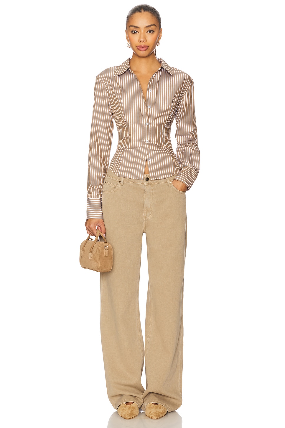 ALL THE WAYS Ellie Button Up Top