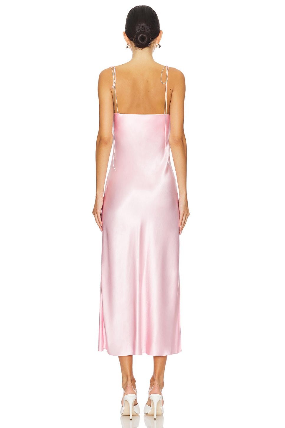 Anna October Amur Midi Dress in Pink | REVOLVE