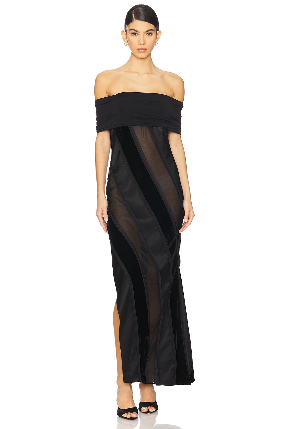 Anna October Pauline Maxi Dress in Black | REVOLVE