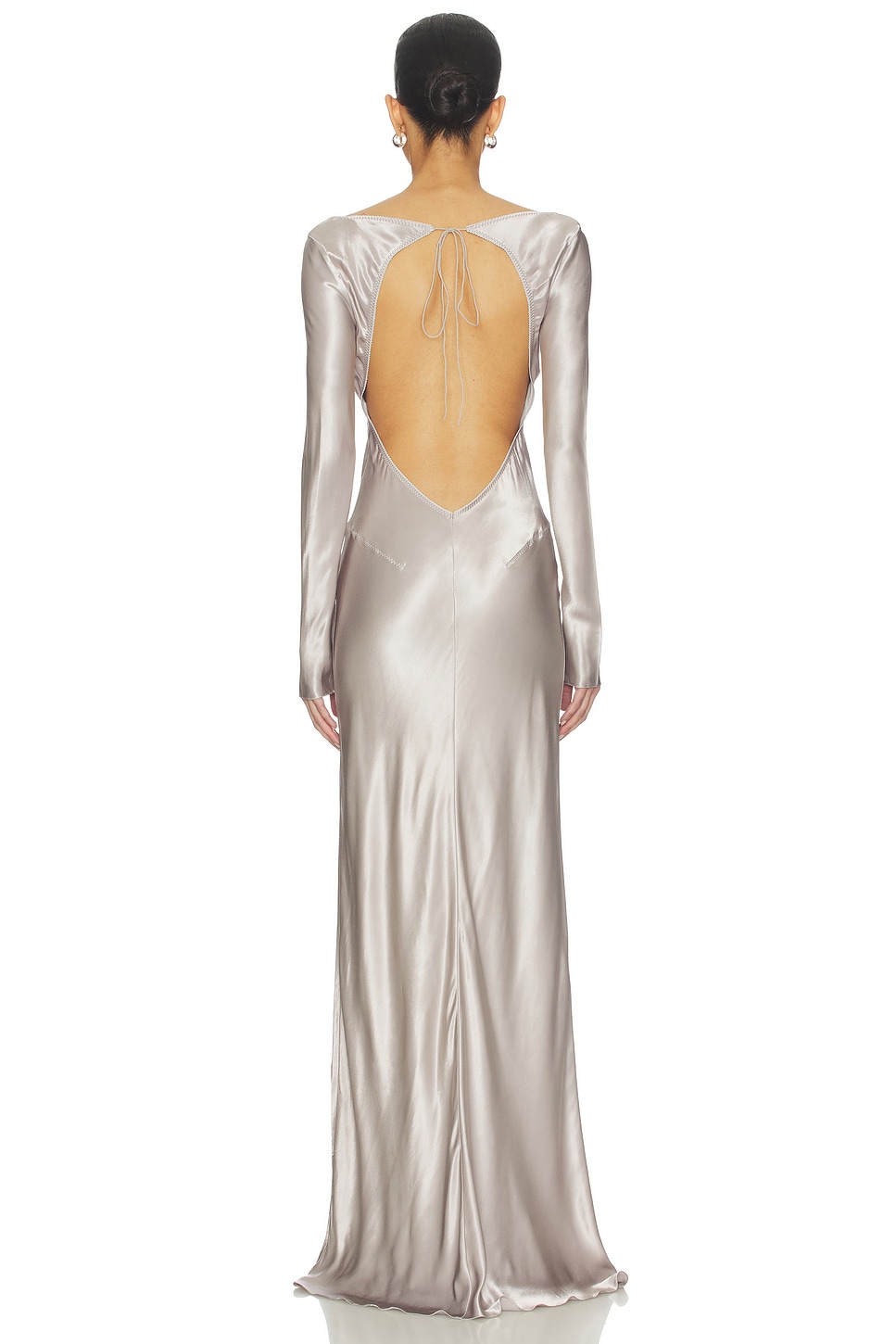 anna sui silver maxi dress Anna Sui Silver Maxi Dress