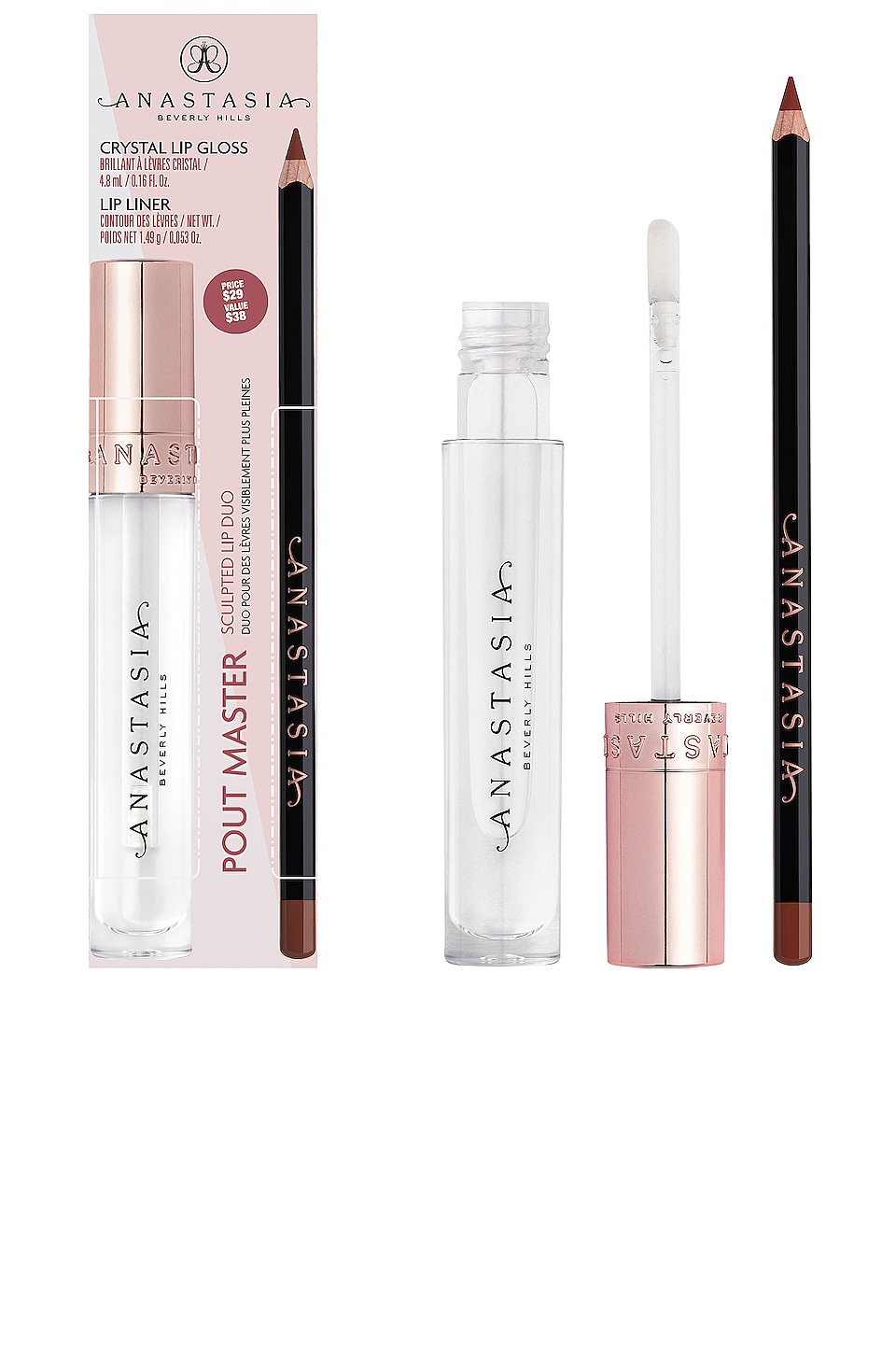 Anastasia Beverly Hills Pout Master Lip Duo in Malt REVOLVE