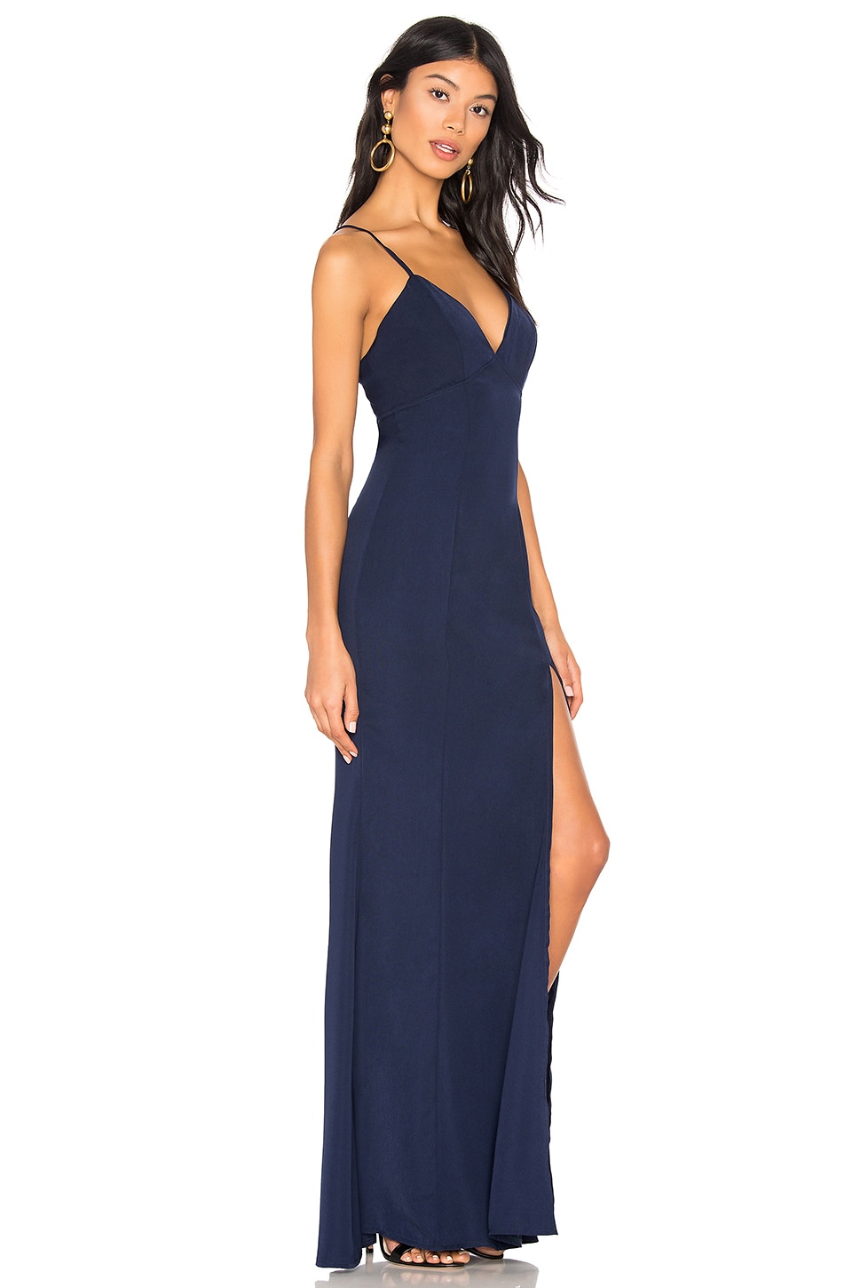 About Us Lisseth Maxi Dress in Navy | REVOLVE