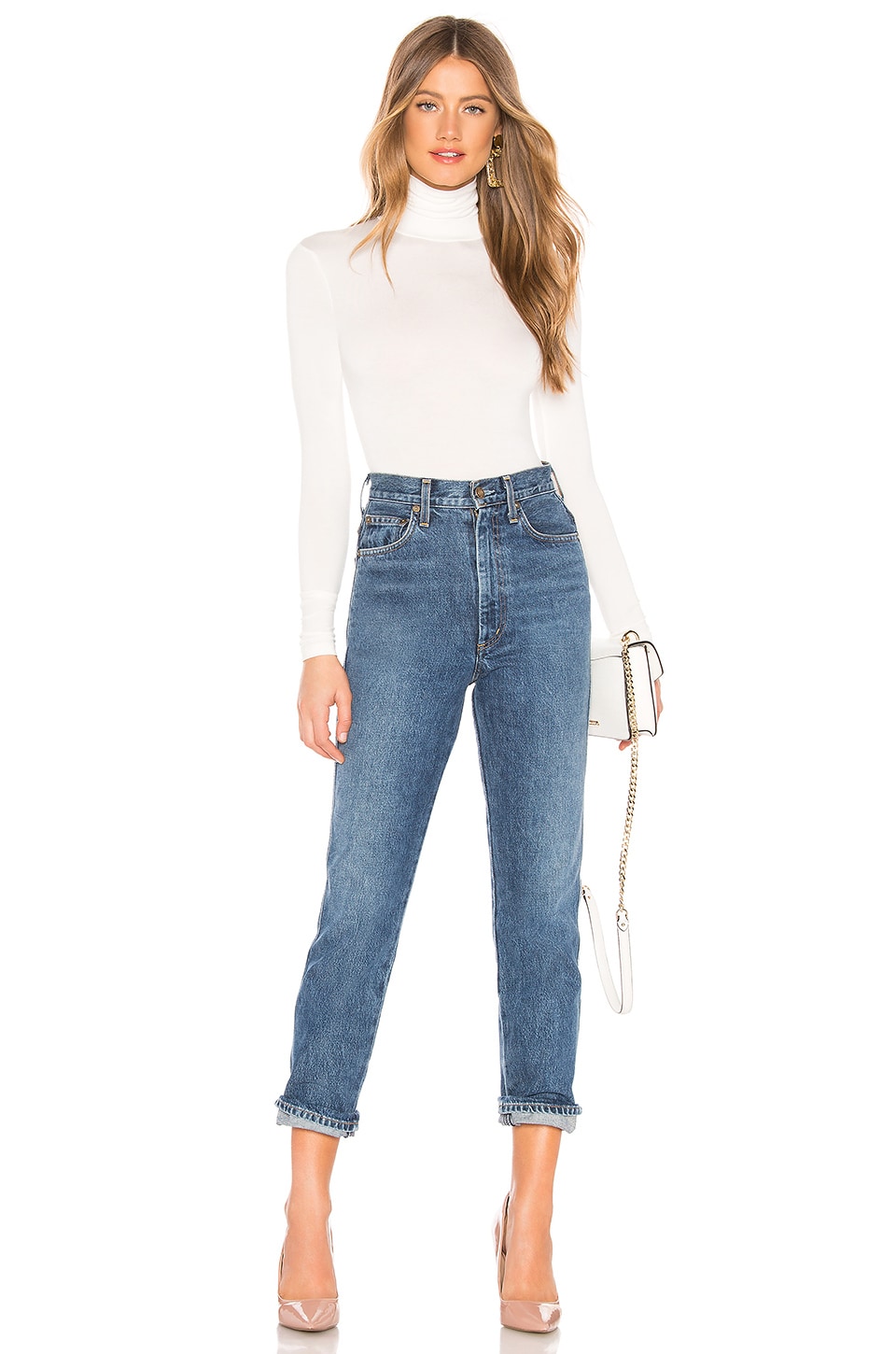 Zelda Mock Neck Bodysuit