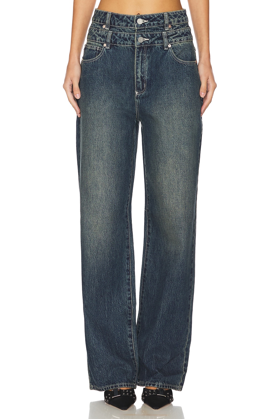 Carrie Straight Leg Jeans - Thumbnail 1