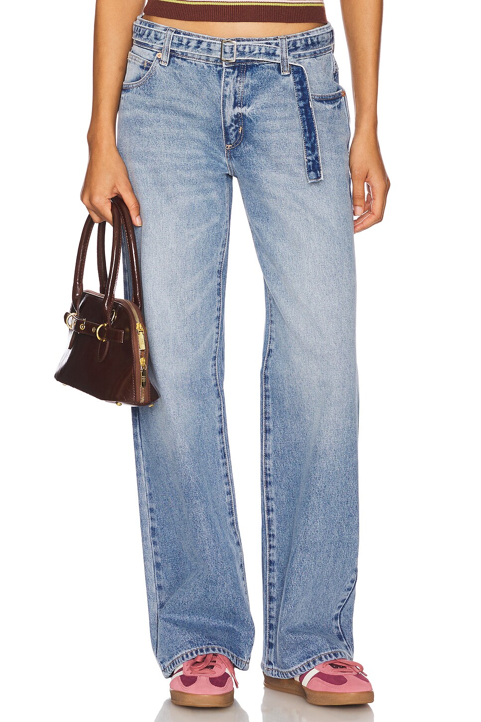 99 Baggy Belt Jeans