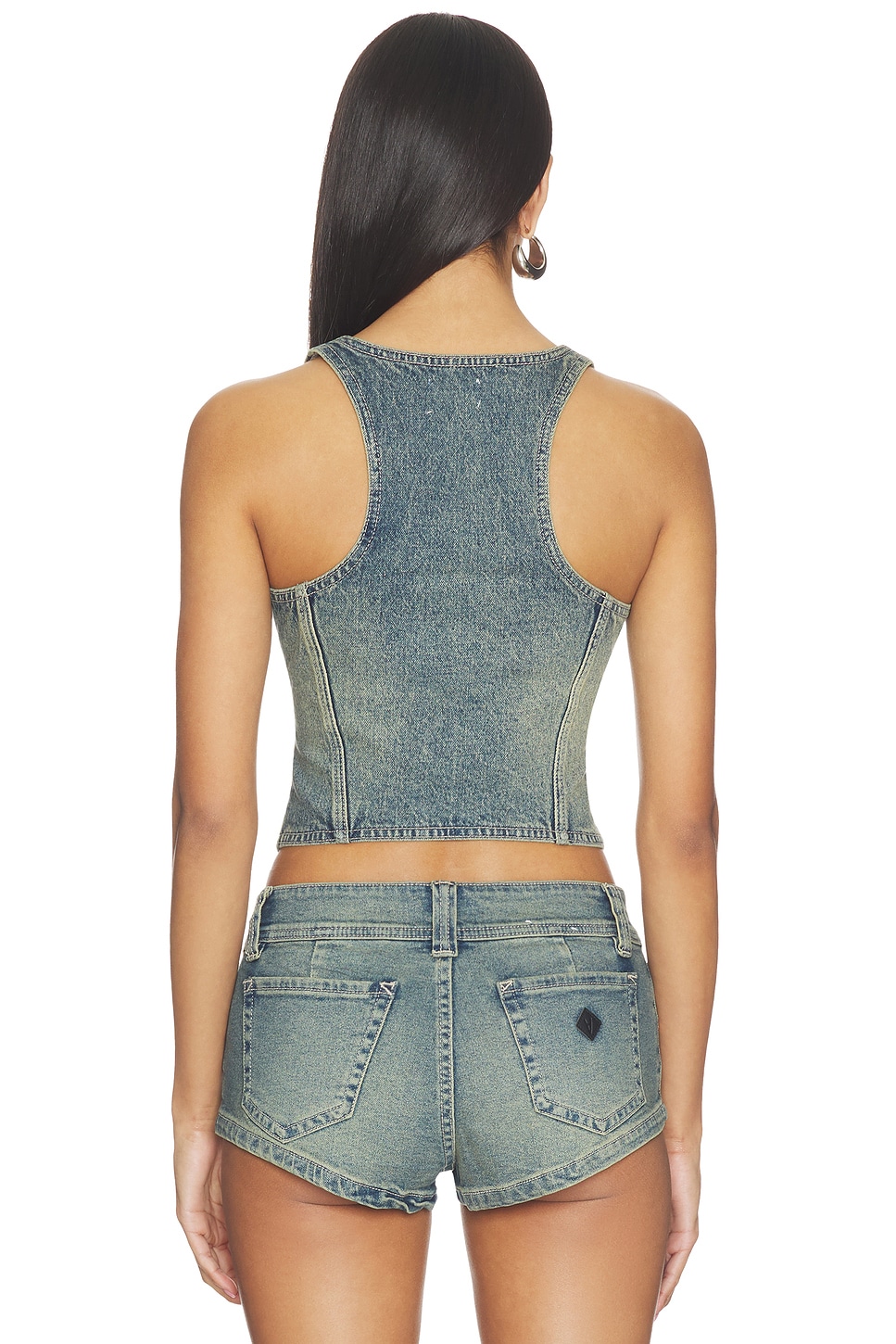 ABRAND Addison Racer Vest Top