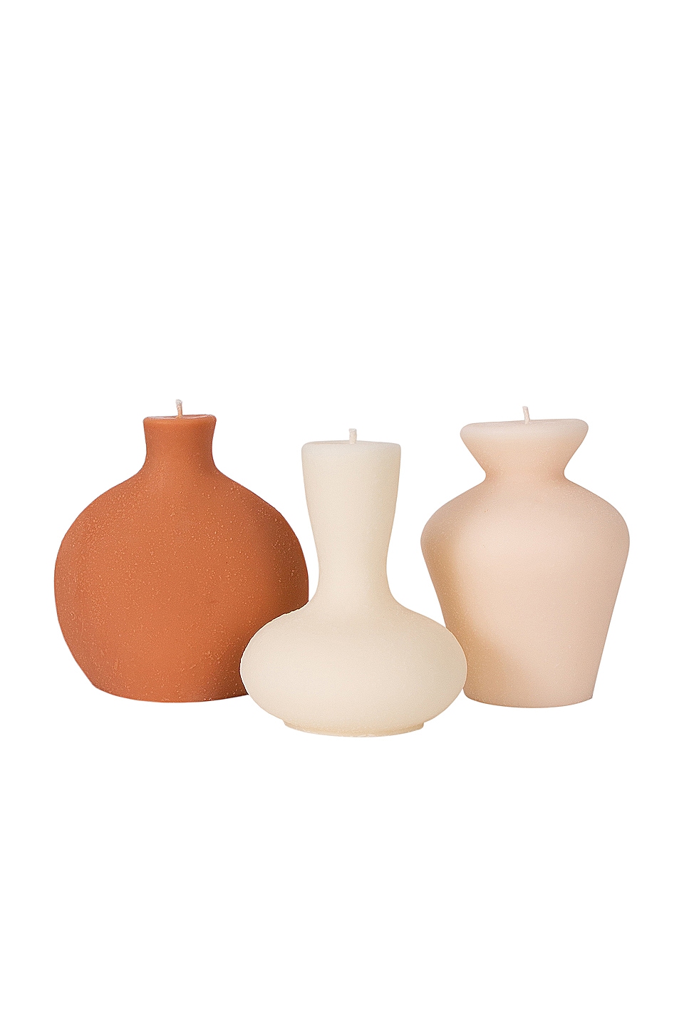 ANAIS CANDLE Modern Noir Ceramic Vase Shape Candle Set in Modern Noir