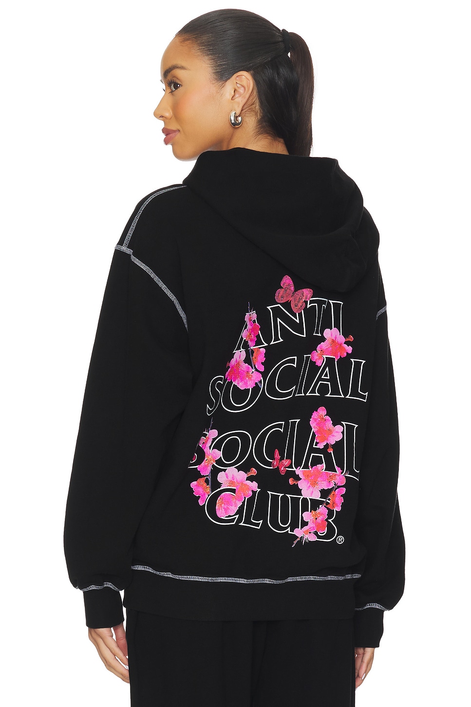 Contrast Stitch Hoodie