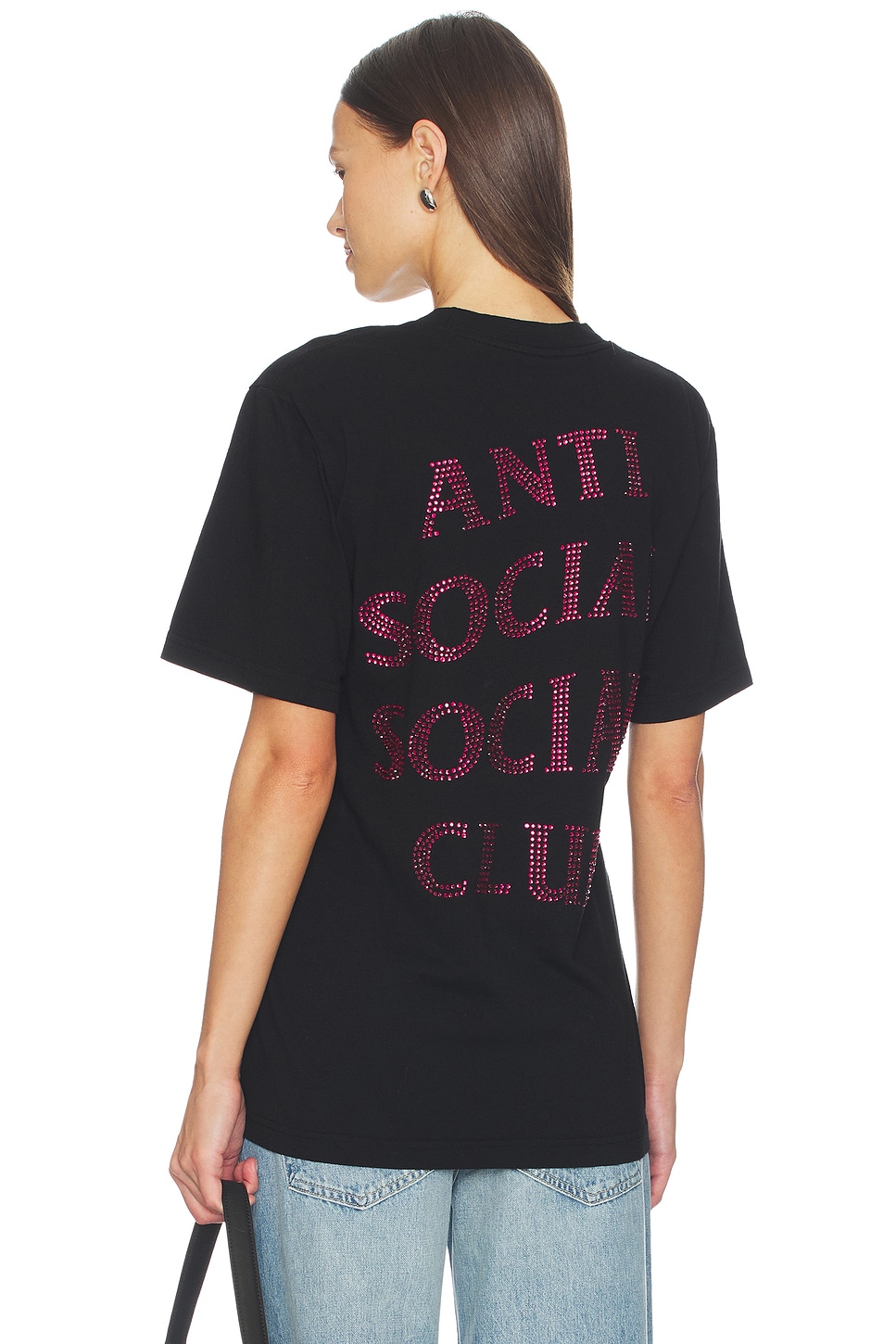 Anti Social Social Club Rhinestone Mind Games Tee