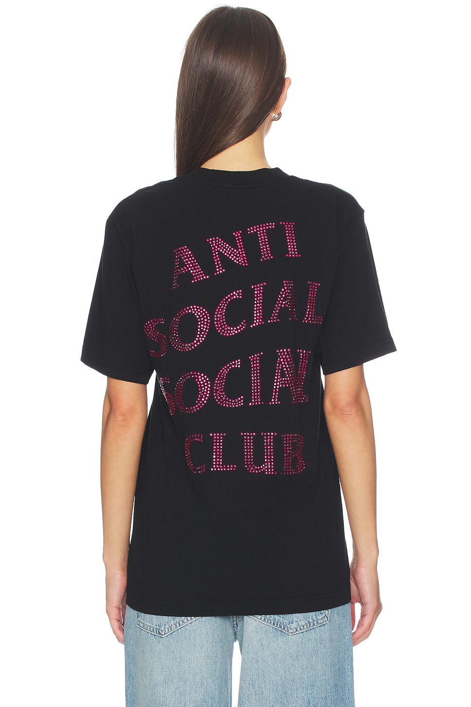 Anti Social Social Club Rhinestone Mind Games Tee